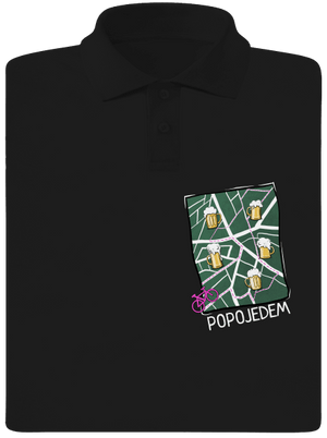 Popojedem pánská polokošile Black