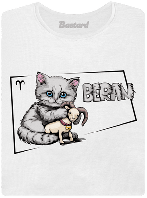 Kočičí horoskop: Beran dámské tričko s lemem White