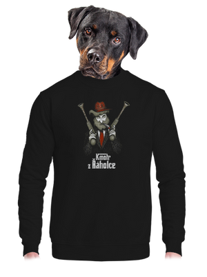unisex mikina bez kapuce