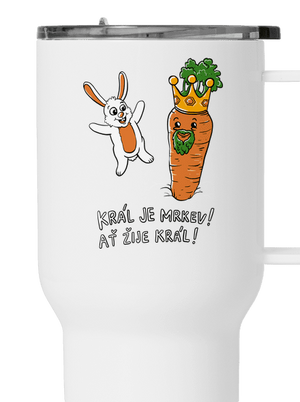 Král je mrkev, ať žije král termohrnek White