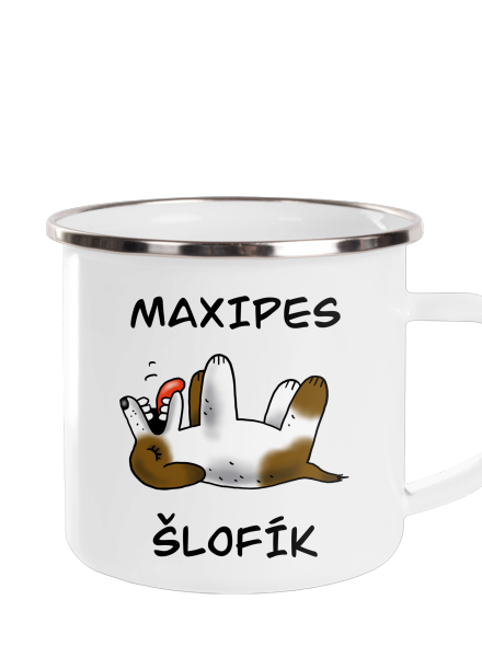 Maxipes Šlofík plecháček White