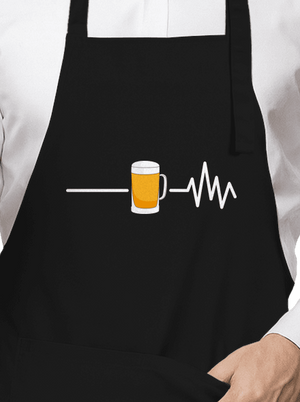 Beer help zástěra Black