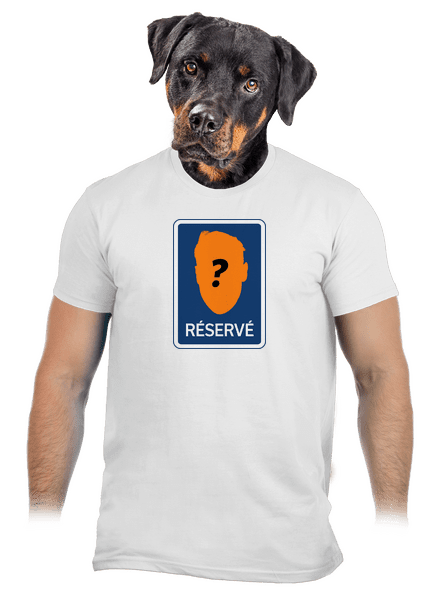 Značka réservé pánské tričko White