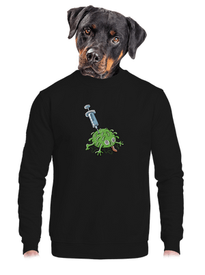 unisex mikina bez kapuce