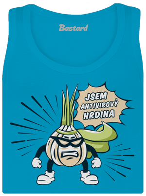 Antivirový hrdina dámské tílko klasické Blue Atol