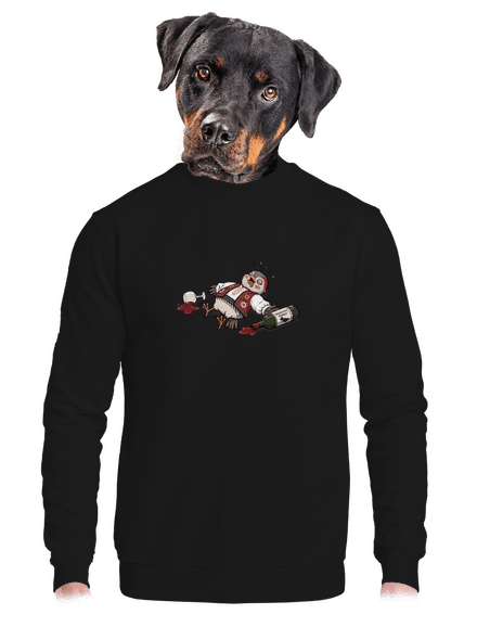Moravský vrabec 2.0 unisex mikina bez kapuce Black