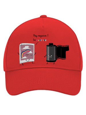 Buď pozitivní kšiltovka baseballka Classic Red