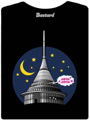 Ještěd dámské tričko premium Black