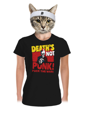 Death's not punk dámské sportovní tričko Black