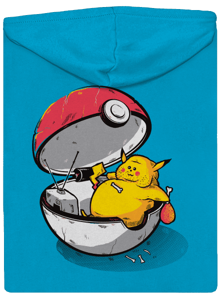 Konec pokémona dámská mikina na zip Blue Atol