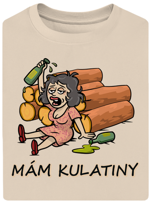 Mám kulatiny unisex tričko oversized Almond