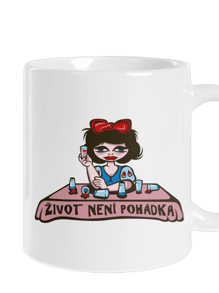 Sněhurka klasický hrnek White