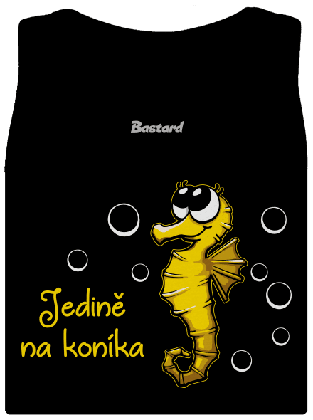 Na koníka dámské tílko klasické Black