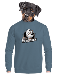 unisex mikina bez kapuce