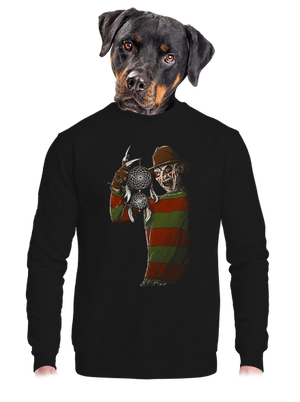 unisex mikina bez kapuce