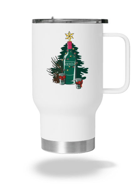 Vánoční borovička termohrnek White