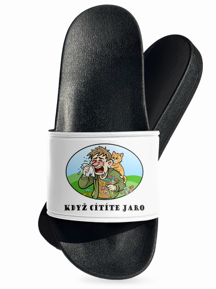 Cítíte jaro pantofle White
