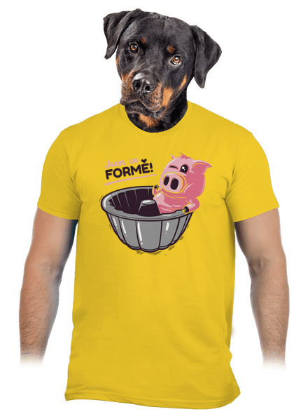 Ve formě pánské tričko Gold