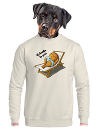 unisex mikina bez kapuce