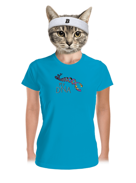 My DNA dámské sportovní tričko Blue Atol
