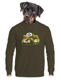 unisex mikina bez kapuce