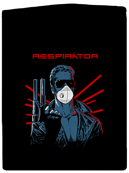 Respirátor dámská mikina na zip Black