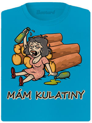 Mám kulatiny dámské sportovní tričko Blue Atol