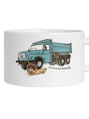 Tatrická masáž hrnek makronka White