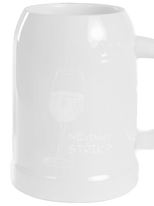 Nevinný střik půllitr White