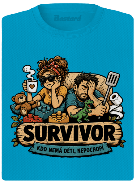 Survivor  dámské sportovní tričko Blue Atol