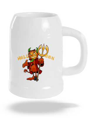 Helloween půllitr White