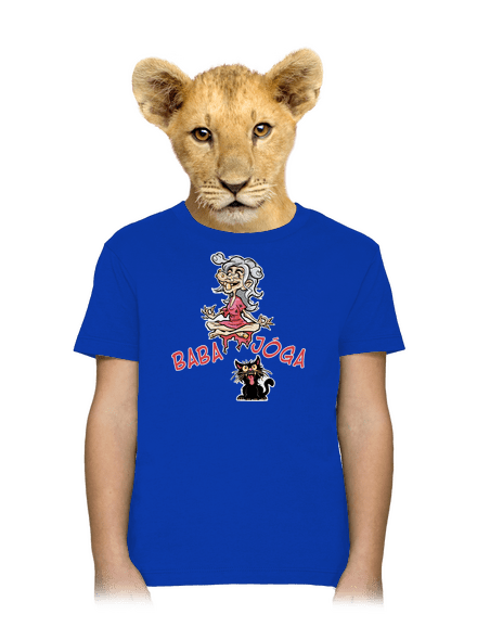 Baba Jóga dětské tričko Royal Blue