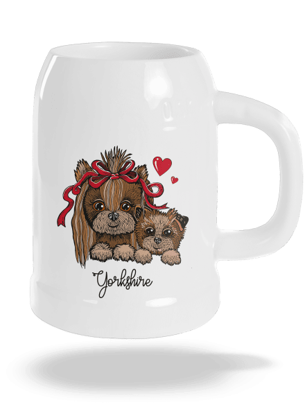 Yorkshire půllitr White