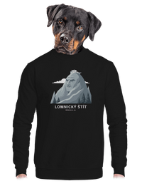 unisex mikina bez kapuce