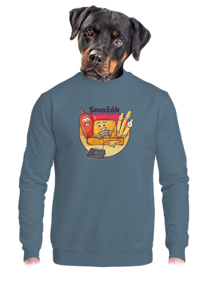 unisex mikina bez kapuce