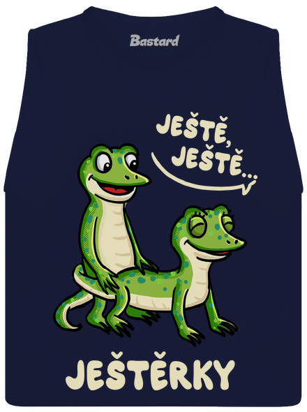 Ještě, ještě dámské tílko volné Navy
