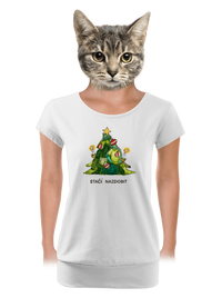 dámské tričko s lemem