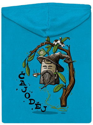 Čajoděj dámská mikina na zip Blue Atol