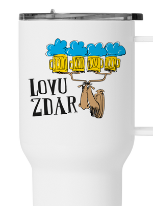 Lovu zdar termohrnek White