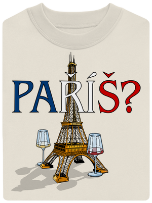 Paříš unisex mikina bez kapuce Off White