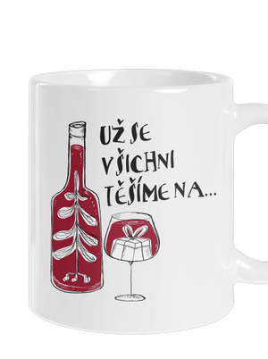 Vánoce ve víně klasický hrnek White