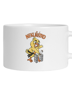 Nekuřátko hrnek makronka White