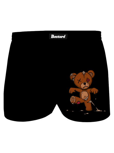 Zombie teddy pánské trenky Black