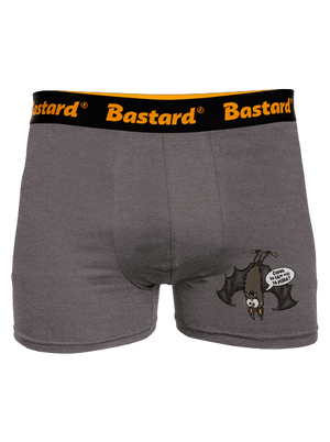 Visící netopýr boxerky Gray Melange