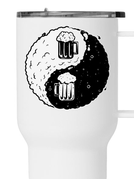 Jin Jang pivo termohrnek White