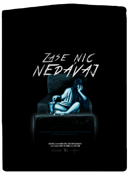 B13: Zase nic nedávaj dámská mikina na zip Black