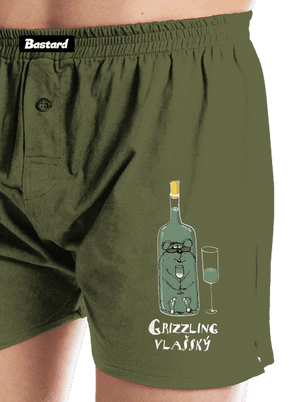 Grizzling Vlašský pánské trenky Khaki