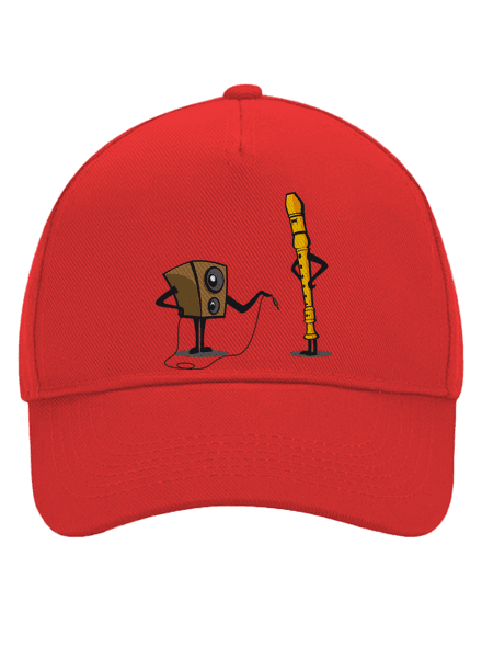 Plug-in jack kšiltovka baseballka Classic Red