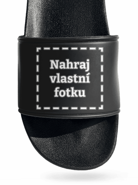 Vlastní potisk pantofle Black