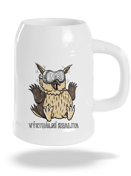 Výrtuální realita půllitr White
